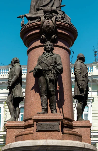 Μνημείο Της Αυτοκράτειρας Αικατερίνης Πρίγκιπας Grigory Potemkin Tauricheski — Φωτογραφία Αρχείου