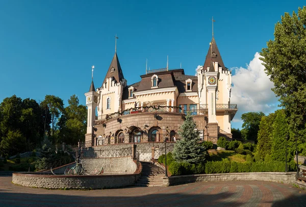 Château Sur Montagne Théâtre Marionnettes Kiev — Photo