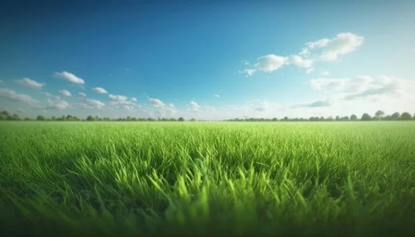 yeşil alan ve mavi gökyüzü, manzara arka planı