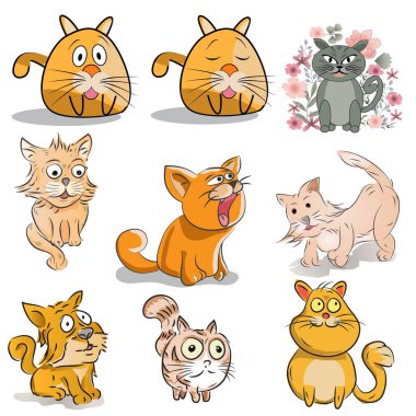 Kedi Vektörü Çizim ve Çizim Ayarları