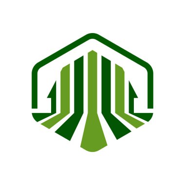 Çiftlik evi modern logo konsepti. Barn minimalis simge vektörü.