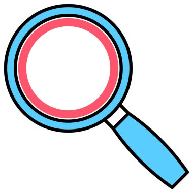 Uygulamalar ve web siteleri için büyüteç düz simge ara