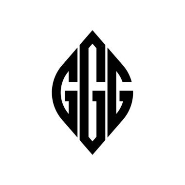 Logo G Eğri Rhombus Genişletilmiş Monogram 3 Harf Yazı Tipi Logo İşlemesi