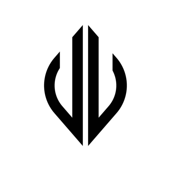 Logo Curve Rhombus Extended Monogram Betű Alphabet Betűtípus Logo Logotype — Stock Vector
