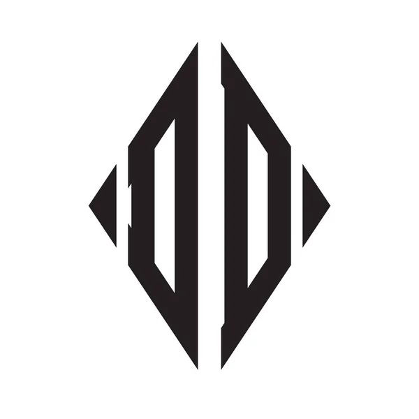 Λογότυπο Συμπυκνωμένο Μονόγραμμα Ρόμβου Γραμμάτων Αλφαβητικό Λογότυπο Γραμματοσειράς Λογότυπο Κέντημα — Διανυσματικό Αρχείο