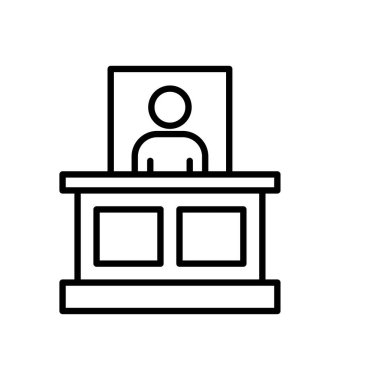 Mahkeme simgesi - Hukuk ve Adalet.