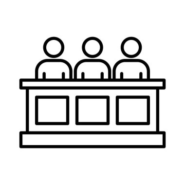 Jüri Duruşma simgesi - Hukuk ve Adalet