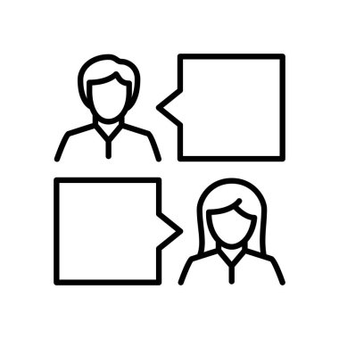 Simge mahkemesi tanıklığı diyalog simgesi - Hukuk ve Adalet