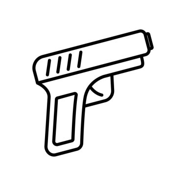 Silah suçu ikonu - Hukuk ve Adalet.