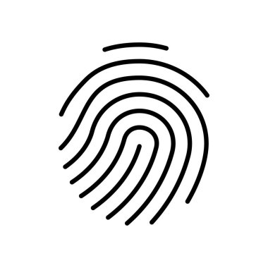 parmak izi, suç kanıtı ikonu - Hukuk ve Adalet