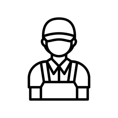 Onarım servisi teknisyeni simgesi