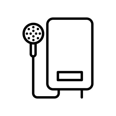 Duş Simgesi için Su Kaloriferi