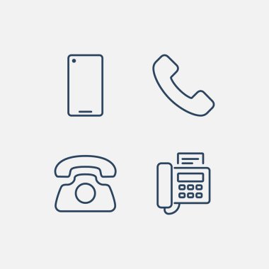 Telefon Mobil Kişi Simgesi