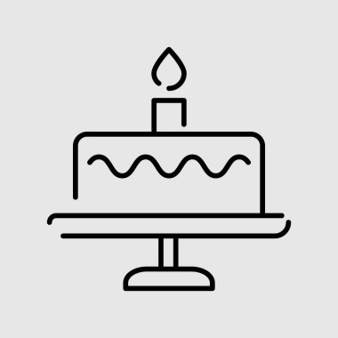 Mumlu Pasta Mutlu Yıllar Satır Simgesi