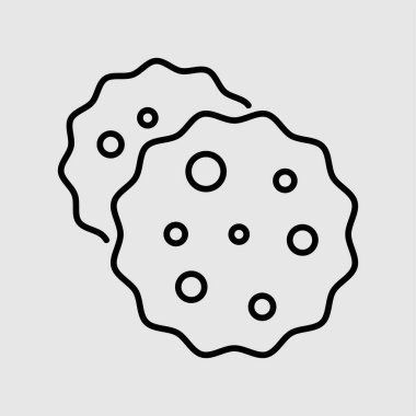 Bisküvi Atıştırmalıkları Doğum günün kutlu olsun Simgesi