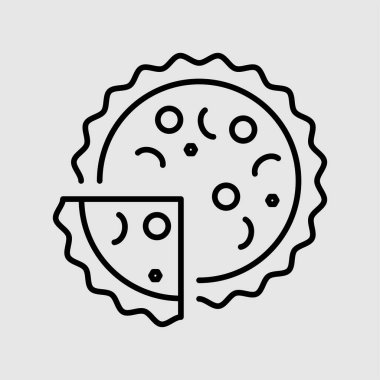 Pizza Mutlu Yıllar Satır Simgesi