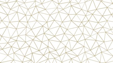 Beyaz zemin üzerinde soyut altın geometrik şekiller içeren zarif, pürüzsüz desen, davetiyeler, kartlar, tekstil ve lüks tasarımlar için mükemmel..