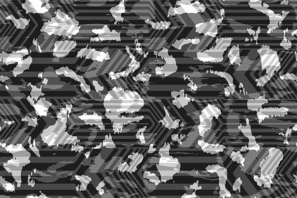 Vecteur Motif Texture Camouflage Géométrique Sans Couture Complète Utilisable Pour — Image vectorielle