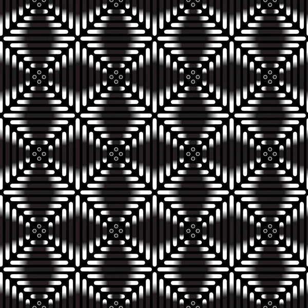 Повний Безшовний Геометричний Візерунок Текстури Друку Текстильної Тканини Абстрактний Чорно — стоковий вектор