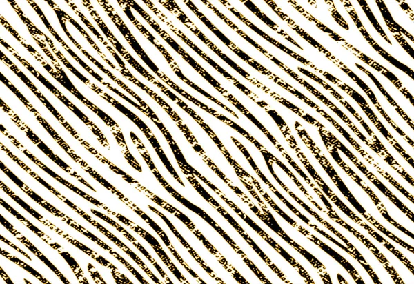 Полная Бесшовная Текстильная Текстура Тигра Зебры Проблемный Векторный Фон Кожа — стоковый вектор