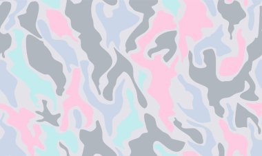 Tam kusursuz yaz ve bahar kadınları askeri kamuflaj desen vektörü dekor ve tekstil için. Tekstil kumaş baskı ve duvar kağıdı avlamak için kar ordusu maskeleme tasarımı.