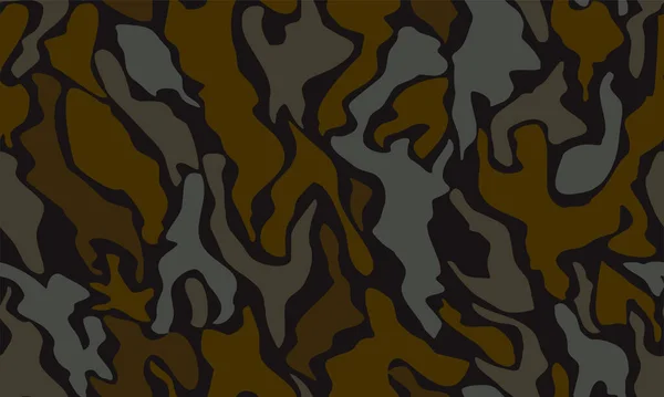Vecteur Motif Texture Camouflage Kaki Sans Couture Conception Peau Armée — Image vectorielle