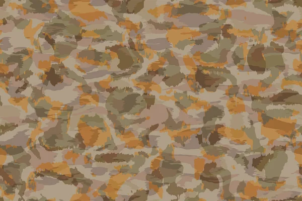 Vollständige Nahtlose Aquarell Camouflage Texturmuster Verwendbar Für Jacket Pants Shirt — Stockvektor