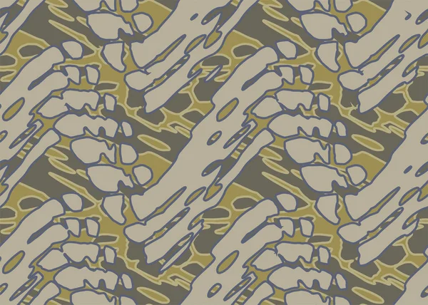 Full Seamless Abstract Pattern Fabric Print Texture Design Women Dress — Stock Vector