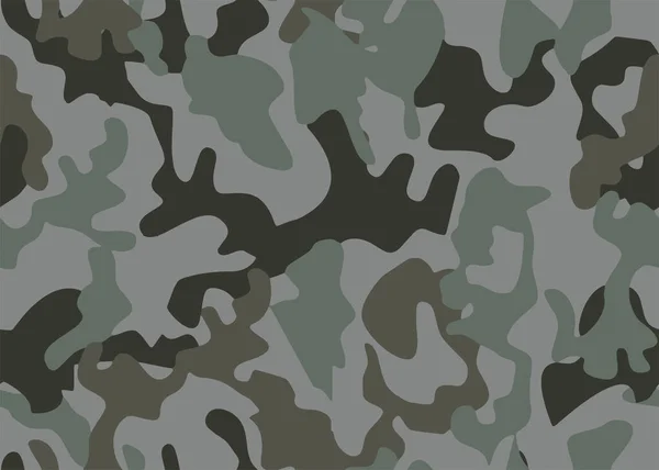 Full Seamless Green Camouflage Texture Pattern Vector Military Textile Usable — Stock Vector