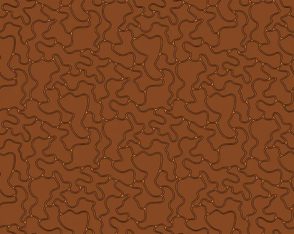 Vecteur Motif Texture Camouflage Bronze Sans Couture Impression Textile Militaire — Image vectorielle