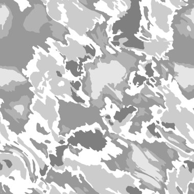 Tam dikişsiz suluboya kamuflaj desen deseni. Ceket Pantolonu, Gömlek ve Şort için kullanılabilir. Ordu tekstil kumaşı. Eşsiz kravat askeri kamuflaj. Vektör illüstrasyonu.