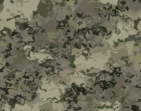 Impression Texture Camouflage Aquarelle Sans Couture Complète Utilisable Pour Veste — Image vectorielle