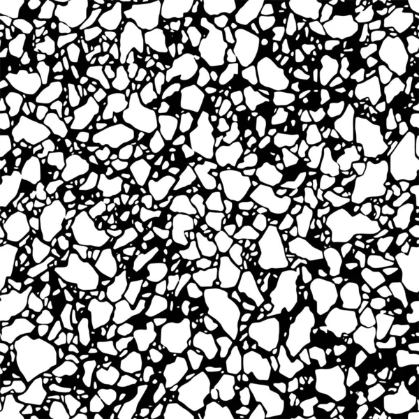 Volledige Naadloze Abstracte Patroon Vector Voor Decoratie Zwart Wit Textuur — Stockvector