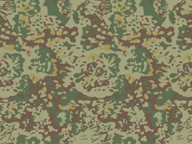 Askeri tekstil için kusursuz kamuflaj desen vektörü. Ceket Pantolonu, Gömlek ve Şort için kullanılabilir. Deri kumaşı ve duvar kağıdı için kirli ordu kamuflaj tasarımı. 