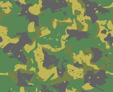 Askeri tekstil için kusursuz kamuflaj desen vektörü. Ceket Pantolonu, Gömlek ve Şort için kullanılabilir. Deri kumaşı ve duvar kağıdı için kirli ordu kamuflaj tasarımı. 