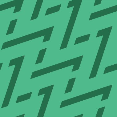 Dekorasyon için tam kusursuz geometrik doku vektörü. Tekstil kumaş baskısı ve duvar kağıdı için yeşil küf arka planı. Moda ve ev tasarımı için simetrik model.