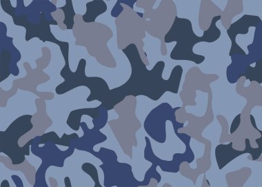 Kusursuz gri kamuflaj deri modeli vektörü. Tekstil kumaş baskı ve duvar kağıdı için kış kamuflaj dokusu tasarımı.