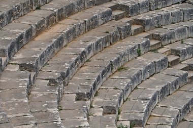 The stairs of the amphitheater clipart