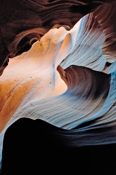 Coloridas Formaciones Rocosas Erosionadas Con Tiempo Por Viento Agua Antelope — Foto de Stock