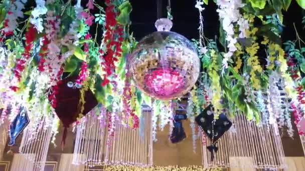 Ariel Wedding Decor Ideen Ihre Veranstaltung Unvergesslich Machen — Stockvideo
