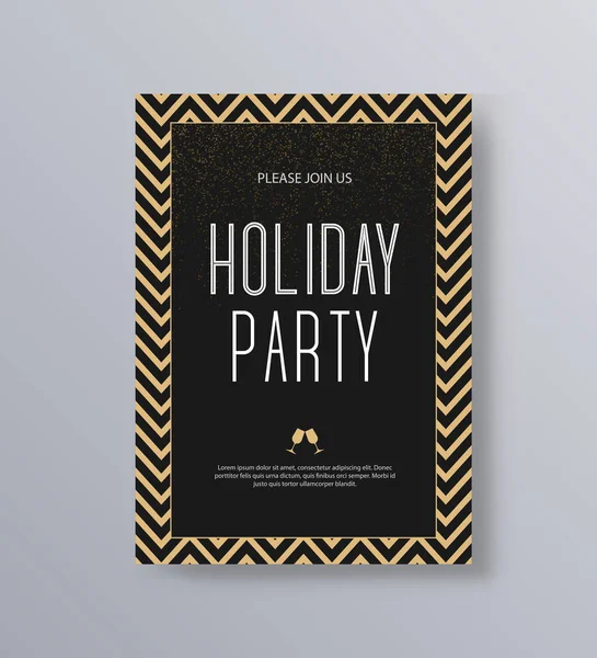 Vector Illustration Design Für Feiertag Und Frohes Neues Jahr Party — Stockvektor