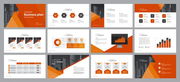 Business Presentation Template Design Backgrounds Page Layout Design Brochure Book Vetores De Stock Royalty-Free