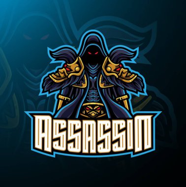 Assassin spor maskotu logo tasarımı