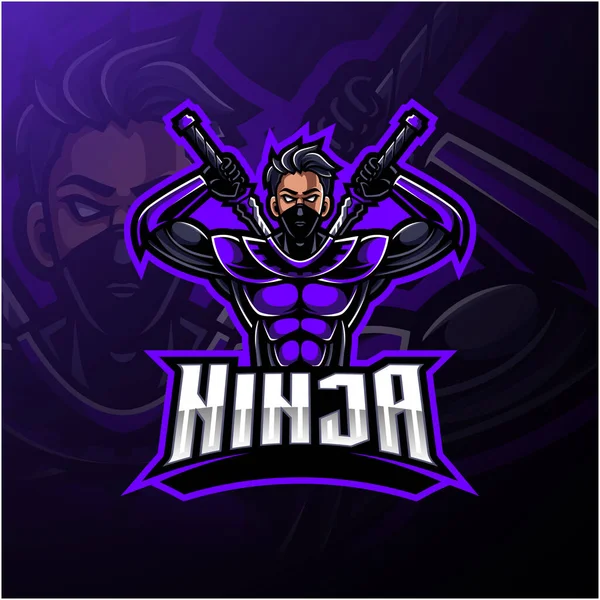 Ninja Mascot Logo Esport Gaming Graphic by Barra Zain · Creative Fabrica