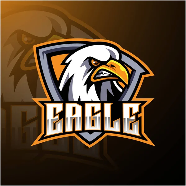 Eagle Sport Kabalája Logo Tervezés — Stock Fotó