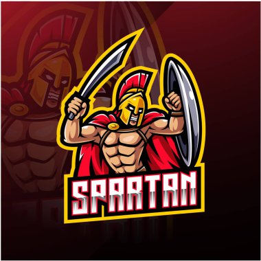 Sparta Esport maskot logosu tasarımı