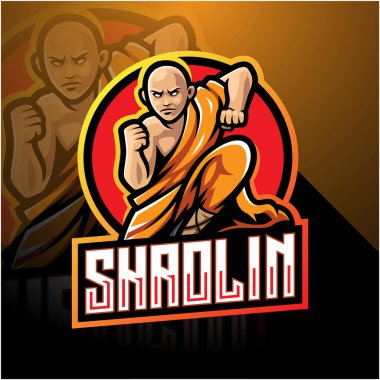 Shaolin Esport maskot logosu tasarımı