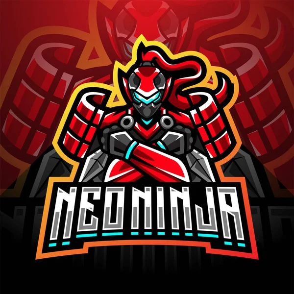Gamer Ninja Mascot Logo Gamer Ninja eSports Logo Gaming Logo - Lobotz LTD