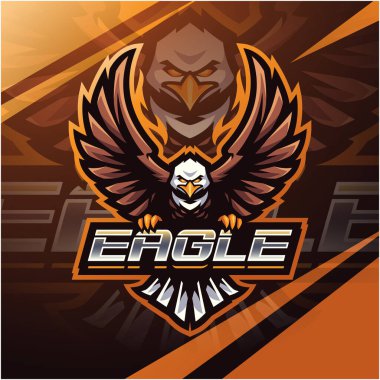 Kartal esport maskot logosu tasarımı