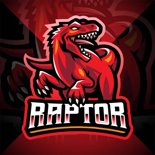 stock image Raptor esport mascot logo design